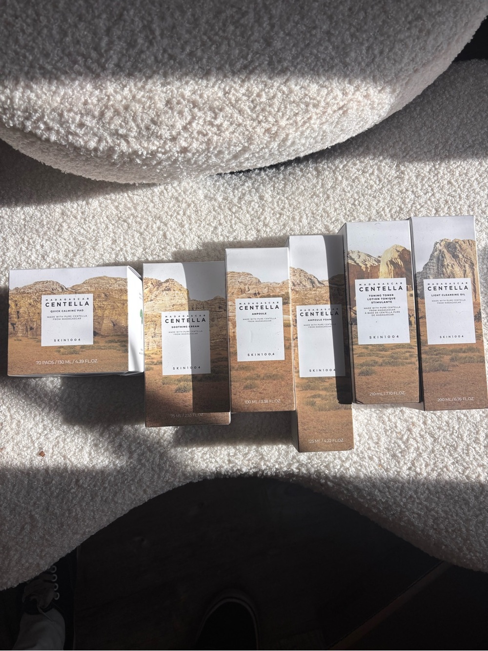 SKIN1004 Madagascar Centella Korean Skincare 7 Pc Routine Set New